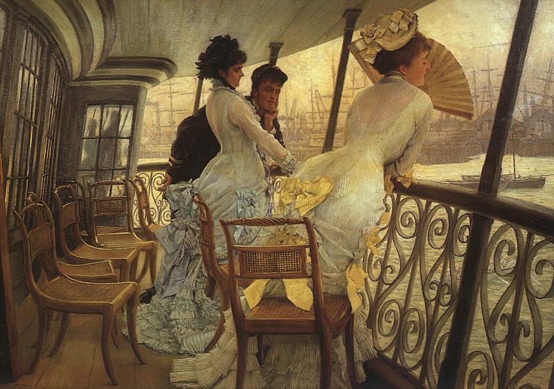 James Tissot The Gallery of HMS Calcutta oil painting picture